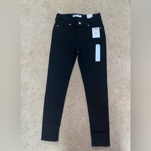 Levi’s Levi Strauss signature Super Skinny Black Jeans Stretch Denim Girls 12